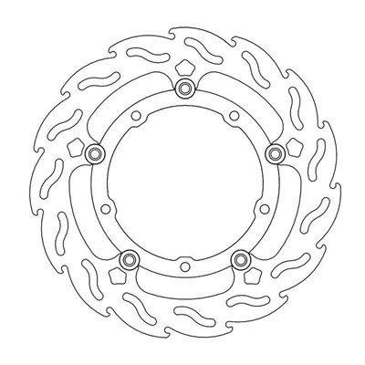 Bild von Bremsscheiben Street Flame vorne rechts