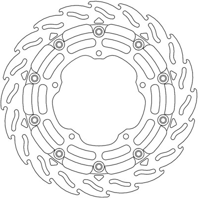 Bild von Bremsscheiben Street Flame vorne rechts