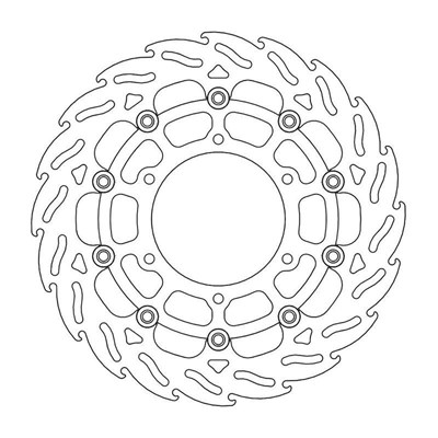 Bild von Bremsscheiben Street Flame vorne rechts
