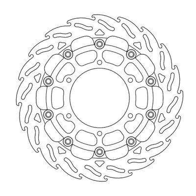 Bild von Bremsscheiben Street Flame vorne rechts