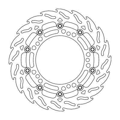 Bild von Bremsscheiben Street Flame vorne rechts