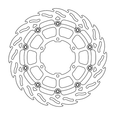 Bild von Bremsscheiben Street Flame vorne rechts