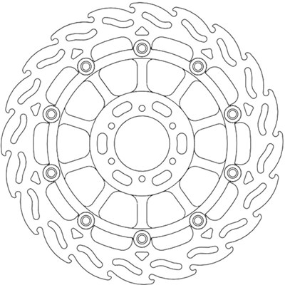 Bild von Bremsscheiben Street Flame vorne rechts