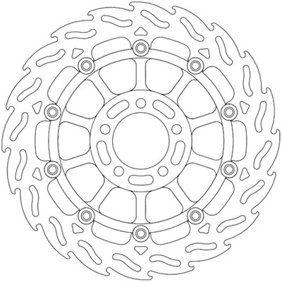 Bild von Bremsscheiben Street Flame vorne rechts