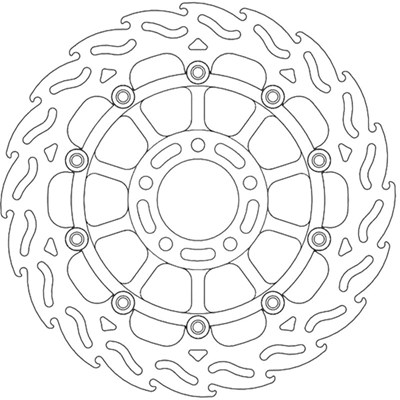 Bild von Bremsscheiben Street Flame vorne rechts