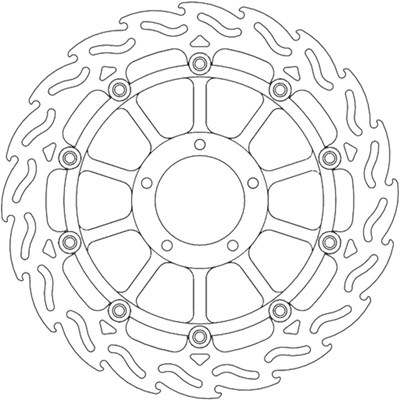 Bild von Bremsscheiben Street Flame vorne rechts