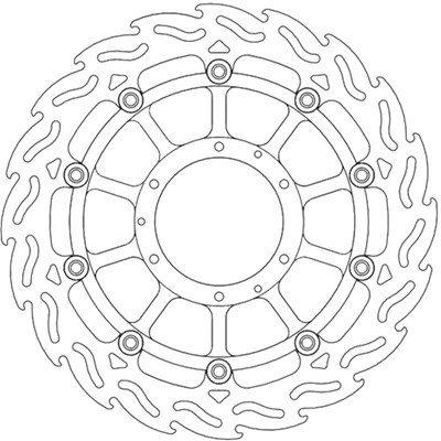 Bild von Bremsscheiben Street Flame vorne rechts