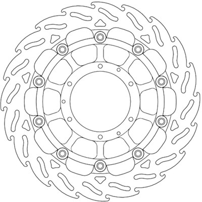 Bild von Bremsscheiben Street Flame vorne rechts