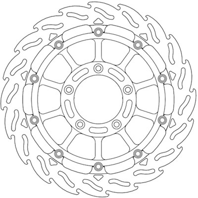 Bild von Bremsscheiben Street Flame vorne rechts