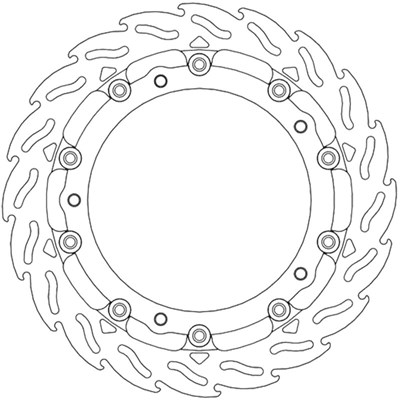 Bild von Bremsscheiben Street Flame vorne rechts