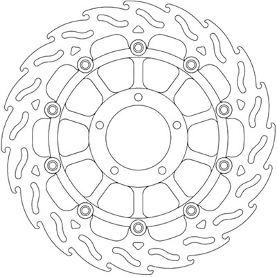 Bild von Bremsscheiben Street Flame vorne rechts
