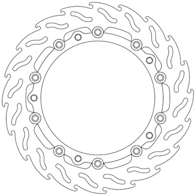 Bild von Bremsscheiben Street Flame vorne rechts