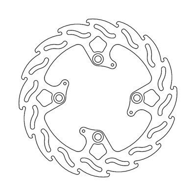 Bild von Bremsscheiben Street Flame vorne rechts