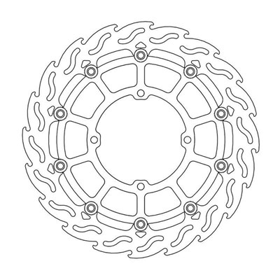 Bild von Bremsscheiben Supermotard Flame