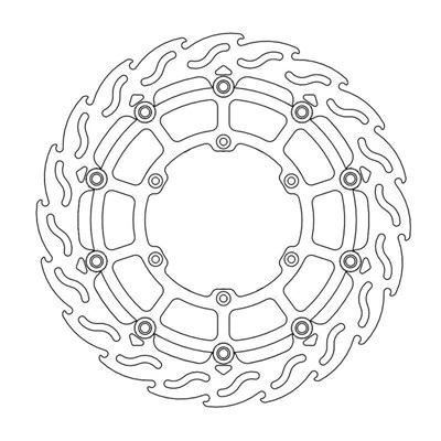 Bild von Bremsscheiben Supermotard Flame