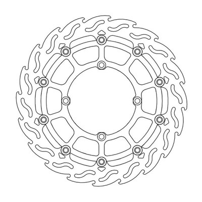 Bild von Bremsscheiben Supermotard Flame