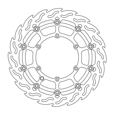 Bild von Bremsscheiben Supermotard Flame