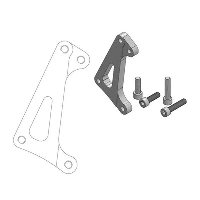Bild von Bremszangenadapter SM 320mm auf M-M Bremszangen