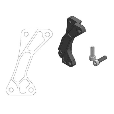 Bild von Bremszangenadapter SM 320mm auf Original Bremszange.