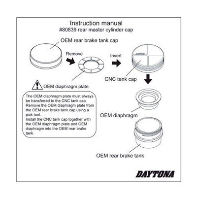 Bild von CNC-Deckel Bremse hinten