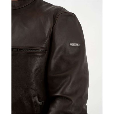 Bild von Commander Leather Jacket Brown