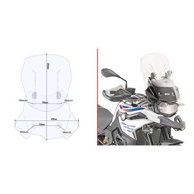 Bild von GIVI Scheibe Airflow