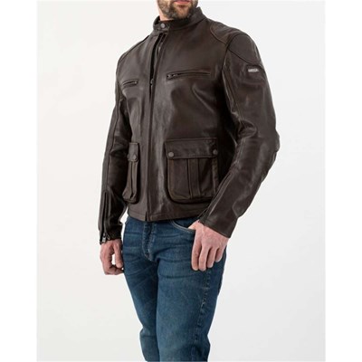 Bild von Goodwood Leather Jacket Brown