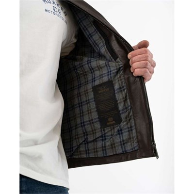 Bild von Goodwood Leather Jacket Brown