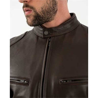 Bild von Goodwood Leather Jacket Brown