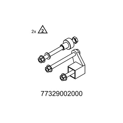 Bild von HALTEARM KPL. 450 SX-F      07