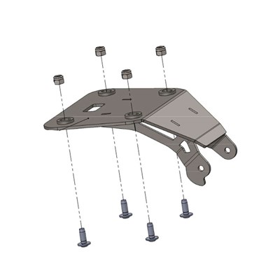 Bild von Kennzeichenhalter-Set YAMAHA