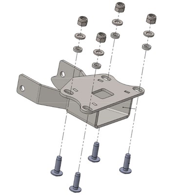 Bild von Kennzeichenhalter-Set YAMAHA