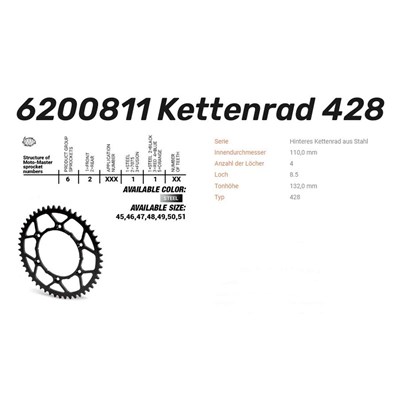 Bild von Kettenkranz Stahl Ultralight