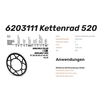 Bild von Kettenkranz Stahl Ultralight