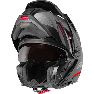 Bild von Klapphelm E2 Defender Red