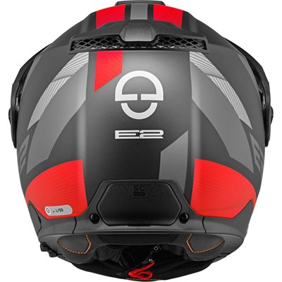 Bild von Klapphelm E2 Defender Red