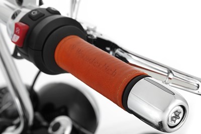 Bild von Ledermanschetten für die Griffe der BMW R 18