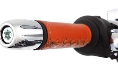 Bild von Ledermanschetten für die Griffe der BMW R 18