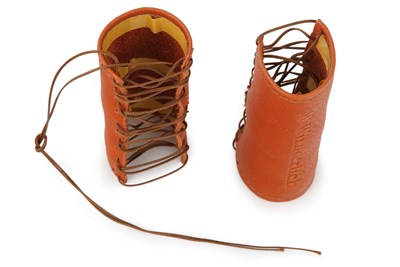 Bild von Ledermanschetten für die Griffe der BMW R 18