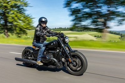 Bild von Ledermanschetten für die Griffe der BMW R 18