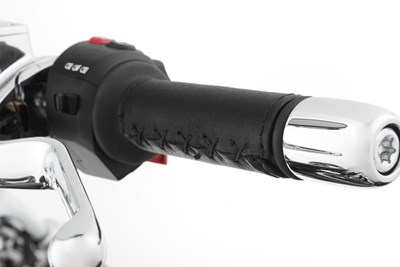 Bild von Ledermanschetten für die Griffe der BMW R 18