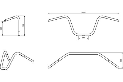 Bild von Lenker »APE HANGER«