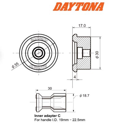 Bild von Lenkergewichte D-Mirror