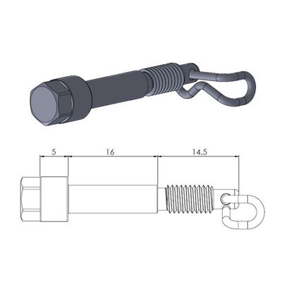 Bild von Moto-Master Bremsbelagstift
