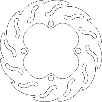 Bild von Bremsscheiben Offroad Flame Standard