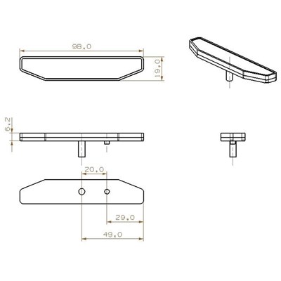 Bild von Reflektor Space 6-eckig