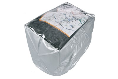 Bild von Regenhaube transparent mit Gummizug