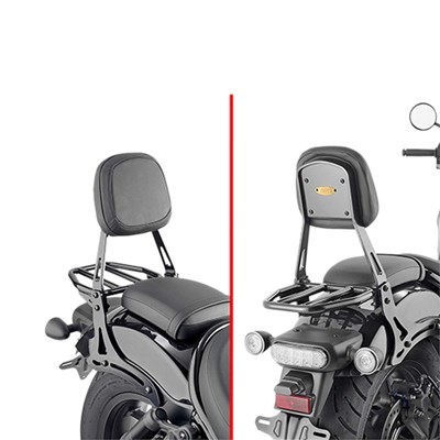 Bild von Rückenlehne Motorrad