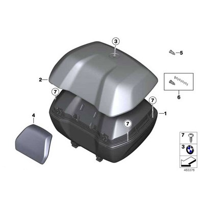 Bild von Rückenpolster Topcase