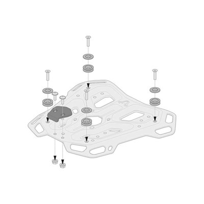 Bild von SW-Motech Adapterkits Adventure-Rack